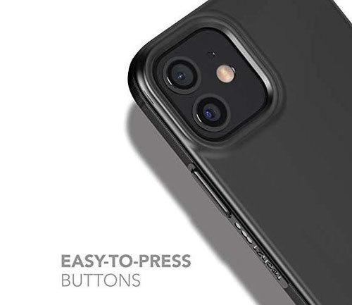 Tech21 Studio Colour Charcoal Black Apple iPhone 12 Pro Max Mobile Phone Case