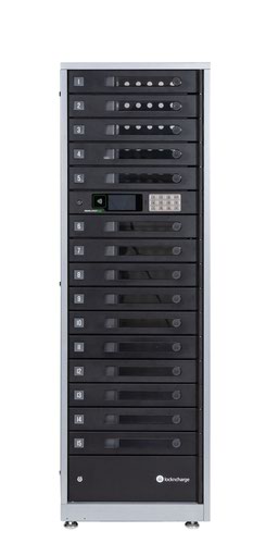 LocknCharge LNC10212 FUYL Tower 5 Intelligent Asset Management System Charging Locker for 5 Devices