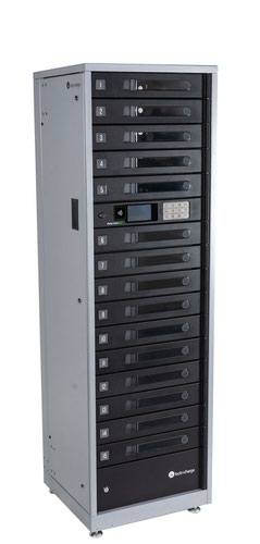 LocknCharge LNC10212 FUYL Tower 5 Intelligent Asset Management System Charging Locker for 5 Devices  8LNC10212