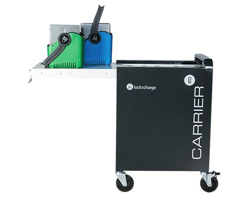 Charge, store, secure and transport up to 20 devices. The Carrier 20 Cart is designed to make life easier for small to medium sized Chromebook, Tablet and iPad deployments.