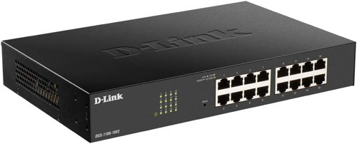 D Link DGS 1100 16 Port Gigabit Smart Managed Network Switch Ethernet Switches 8DLDGS110016V2