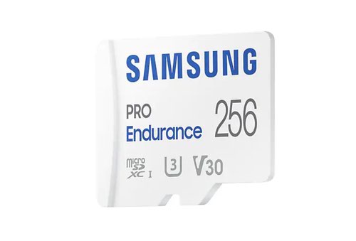 8SAMBMJ256KA | Extreme endurance for monitoring devicesTake the worry out of always-on recording. Engineered to deliver longest lasting performance, the Samsung PRO Endurance is a perfect fit for CCTV, dash cams, and body cams. Capture your crucial moments in high-resolution, even in harsh conditions.