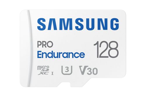 Samsung PRO Endurance 128GB Class 10 MicroSDHC Memory Card and Adapter Flash Memory Cards 8SAMBMJ128KA