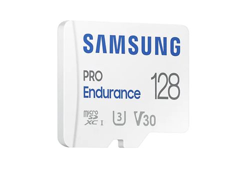 Samsung PRO Endurance 128GB Class 10 MicroSDHC Memory Card and Adapter