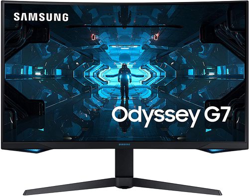 Samsung Odyssey C32G75TQS 31.5 Inch 2560 x 1440 Pixels Wide Quad HD Resolution VA Panel 1ms DisplayPort HDMI USB QLED Gaming Monitor