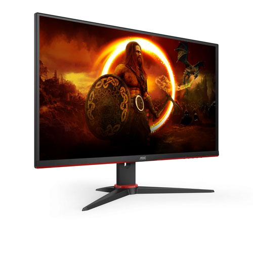 AOC 27G2SAE 27 Inch 1920 x 1080 Pixels Full HD Resolution 165Hz Refresh Rate 1ms Response Time HDMI DisplayPort LED Gaming Monitor