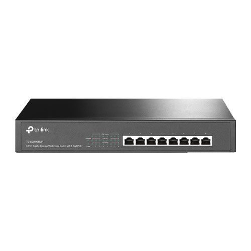 TP Link 8 Port Unmanaged Desktop Gigabit Power Over Ethernet Network Switch Ethernet Switches 8TPTLSG1008MP