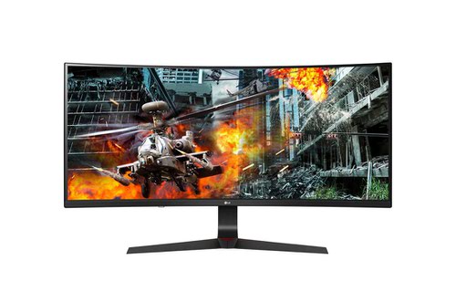 LG 34GL750B 34 Inch 2560 x 1080 Pixels Ultra Wide Full HD Resolution HDMI DisplayPort LED Curved Monitor