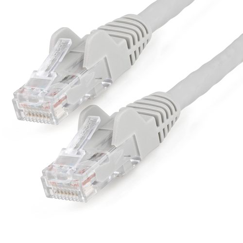 StarTech.com 2m CAT6 Low Smoke Zero Halogen 10 Gigabit Ethernet RJ45 UTP Network Cable with Strain Relief Grey Network Cables 8STN6LPATCH3MGR