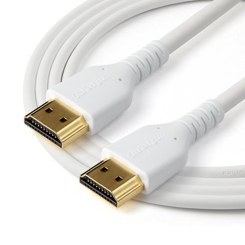 StarTech.com 1m Premium Certified High Speed 4K 60Hz HDR HDMI 2.0 Cable with Ethernet White