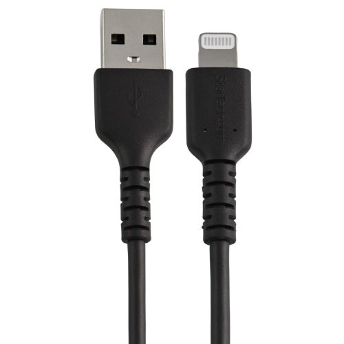 StarTech.com 15cm Durable USB A to Lightning Apple MFI Certified Cable Black