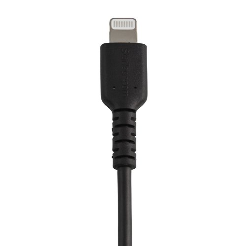 StarTech.com 15cm Durable USB A to Lightning Apple MFI Certified Cable Black