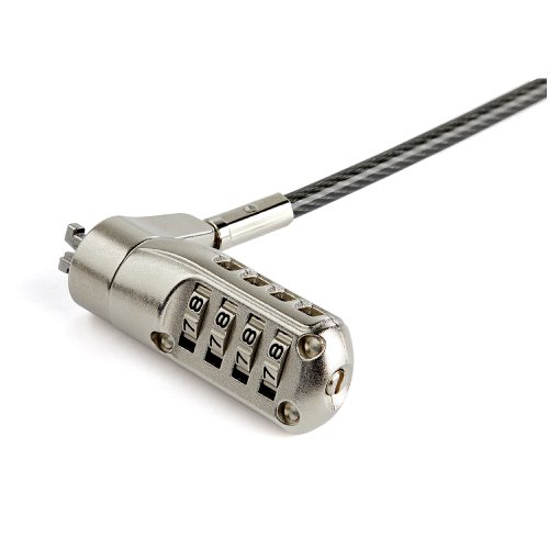 StarTech.com 2m Nano Slot Compatible 4 Digit Combination Security Cable Lock