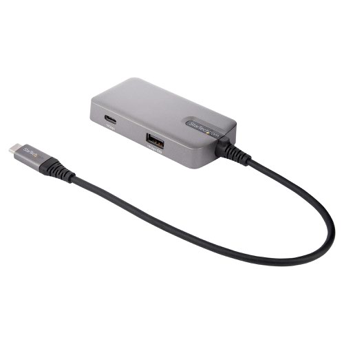 StarTech.com USB C 4K 60Hz HDMI 2.0 Power Delivery Pass Through 3 Port 10Gbps USB Hub Dock Ignite