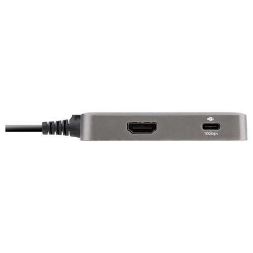 StarTech.com USB C to 4K 60Hz HDMI 2.0 Power Delivery Pass Through 3 Port 10Gbps USB Hub Mini Dock StarTech.com