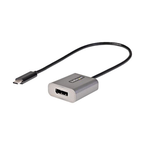 StarTech.com 8K 60Hz USB C to DisplayPort 1.4 Adapter 12 Inch Cable