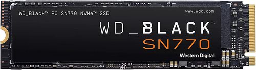 Western Digital 500GB Black SN770 PCIe G4 M.2 NVMe Internal Solid State Drive Solid State Drives 8WDS500G3X0E