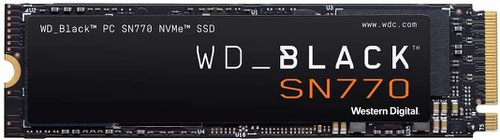 Western Digital 1TB Black SN770 PCIe G4 M.2 NVMe Internal Solid State Drive 8WDS100T3X0E