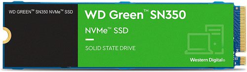 Western Digital 240GB Green SN350 PCIe G3 M.2 NVMe Internal Solid State Drive Solid State Drives 8WDS240G2G0C