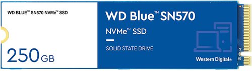 Western Digital Blue 250GB SN570 PCIe G3 M.2 NVMe Internal Solid State Drive 8WDS250G3B0C Buy online at Office 5Star or contact us Tel 01594 810081 for assistance