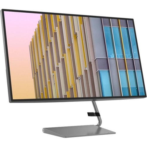 Lenovo Q27h10 27 Inch 2560 x 1440 Wide Quad HD Resolution 4ms Response Time 75Hz Refresh Rate IPS Panel HDMI DisplayPort USB Hub Monitor  8LEN66A7GAC2