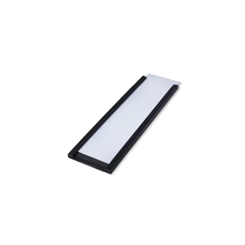 Beaverswood Magnetic PVC Label Holder (Clear) With White Card For Shelving and Racking H25mmxW80mm (Pack 100) - ML28
