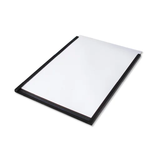 Beaverswood Magnetic PVC Label Holder (Clear) With White Card For Shelving and Racking H70mmxW100mm (Pack 100) - ML710