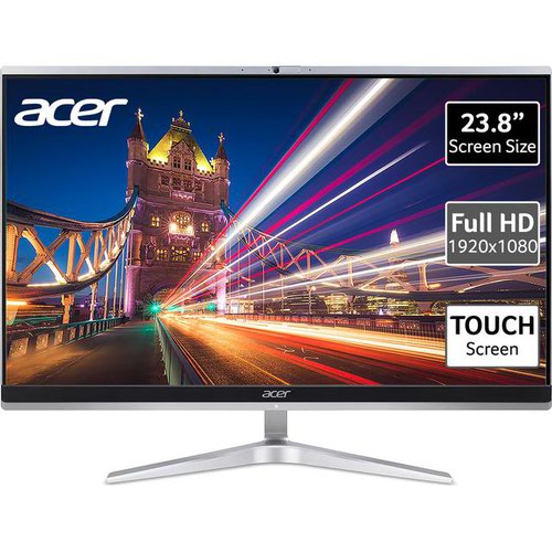 Acer Aspire C241651 23.8 Inch Full HD Intel Core i51135G7 8GB RAM 2TB HDD 512GB SSD NVIDIA MX450 Intel Iris Xe Graphics Windows 10 Home All In One PC