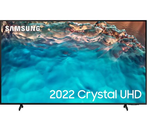 Samsung BU8000 2022 55 Inch 3840 x 2160 Pixels 4K Ultra HD Resolution 8ms Response Time HDMI USB Crystal Smart TV
