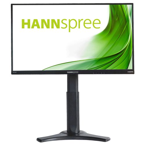 Hannspree HP247HJB 23.8 Inch 1920 x 1080 Pixels Full HD Resolution 60Hz Refresh Rate 5ms Response Time HDMI VGA LED Monitor
