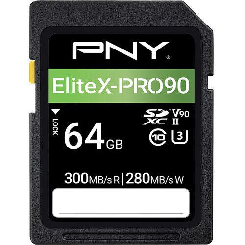 PNY X-PRO 90 64 GB SDXC UHS-II Class 10 Memory Card