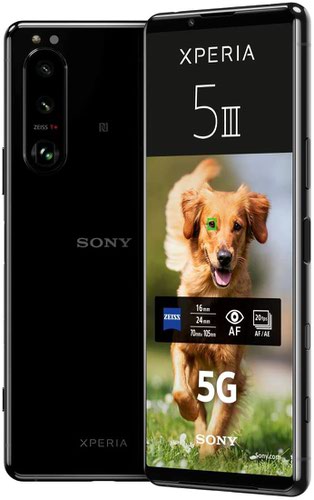 Sony Xperia 5iii 6.1 Inch 5G Hybrid Dual SIM Android 11 USB C 8GB 128GB 4500 mAh Black Smartphone  8SOXQBQ52B