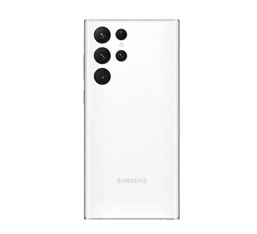 Samsung Galaxy S22 Ultra 6.8 Inch 5G SMS908B Dual SIM Android 12 USB C 8GB 128GB 5000 mAh White Smartphone