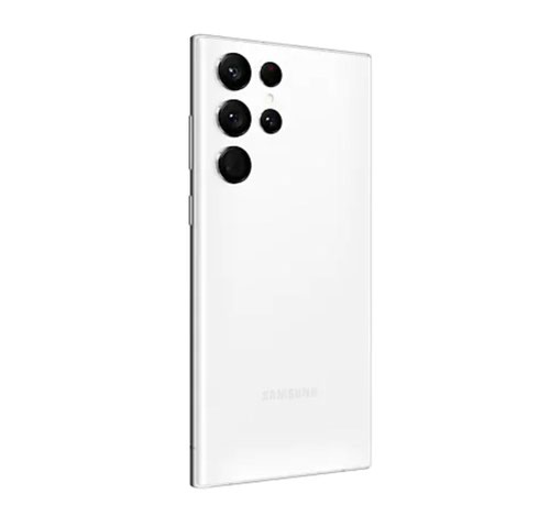 Samsung Galaxy S22 Ultra 6.8 Inch 5G SMS908B Dual SIM Android 12 USB C 8GB 128GB 5000 mAh White Smartphone