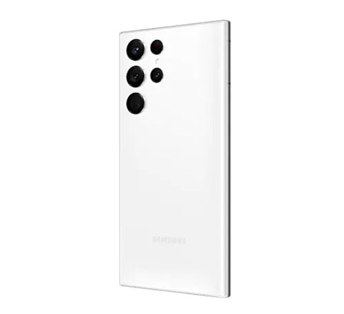 Samsung Galaxy S22 Ultra 6.8 Inch 5G SMS908B Dual SIM Android 12 USB C 8GB 128GB 5000 mAh White Smartphone