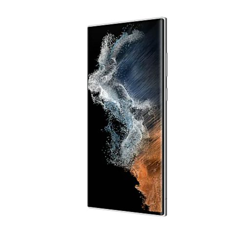 Samsung Galaxy S22 Ultra 6.8 Inch 5G SMS908B Dual SIM Android 12 USB C 8GB 128GB 5000 mAh White Smartphone