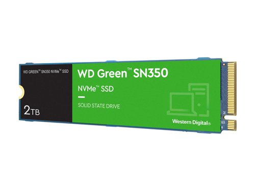 Western Digital Green 2TB PCIe G3 QLC NVMe M.2 Internal Solid State Drive Solid State Drives 8WDS200T3G0C
