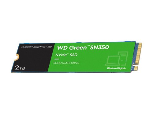 Western Digital Green 2TB PCIe G3 QLC NVMe M.2 Internal Solid State Drive Solid State Drives 8WDS200T3G0C