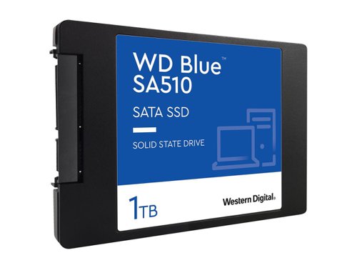 Western Digital Blue SA510 1TB SATA 6Gbs 2.5 Inch V3 560Mbs Read Speed 520Mbs Write Speed Internal Solid State Drive