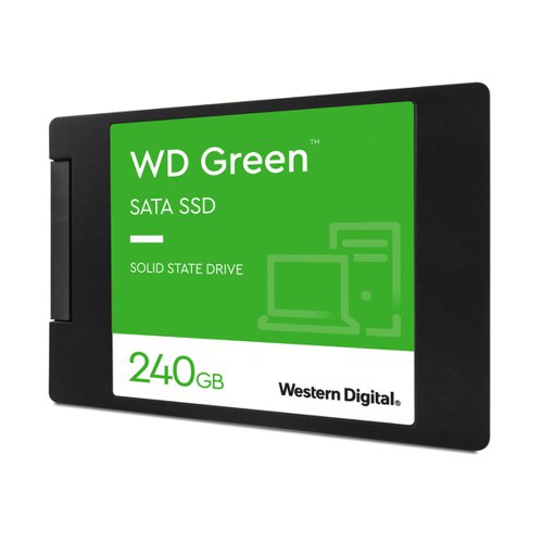 Western Digital Green 240GB SATA 6Gbs 2.5 Inch Internal Solid State Drive 8WDS240G3G0A Buy online at Office 5Star or contact us Tel 01594 810081 for assistance