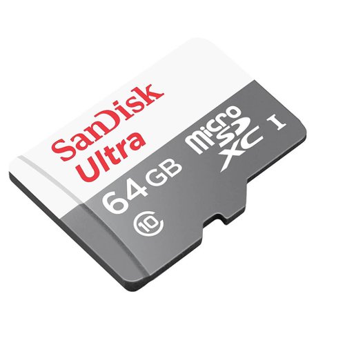 SanDisk 64GB Ultra Light Class 10 100MBs MicroSDXC Memory Card and Adapter SanDisk