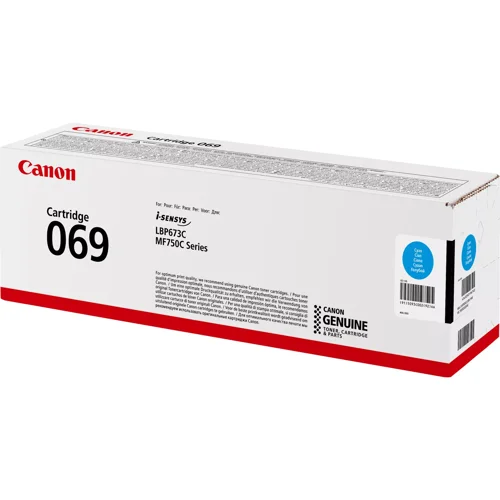 Canon 069 Toner Cartridge Cyan 5093C002
