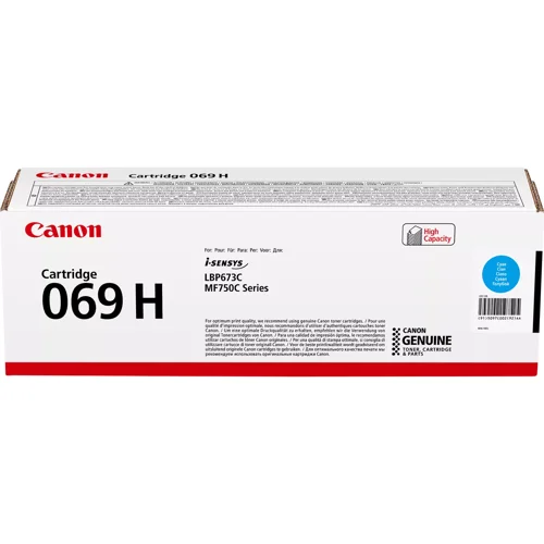 Canon 069H Cyan Toner Cartridge High Yield 5097C002