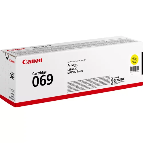 Canon 069 Toner Cartridge Yellow 5091C002
