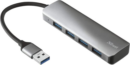 Trust Halyx Aluminium 4 Port USB 3.2 Hub Grey