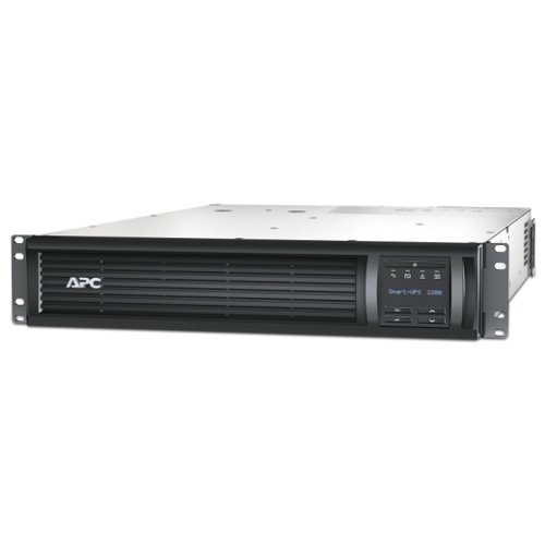APC Smart UPS Line Interactive 2200VA 1980W 230V Rack Mount 9 AC Outlets with Network Card