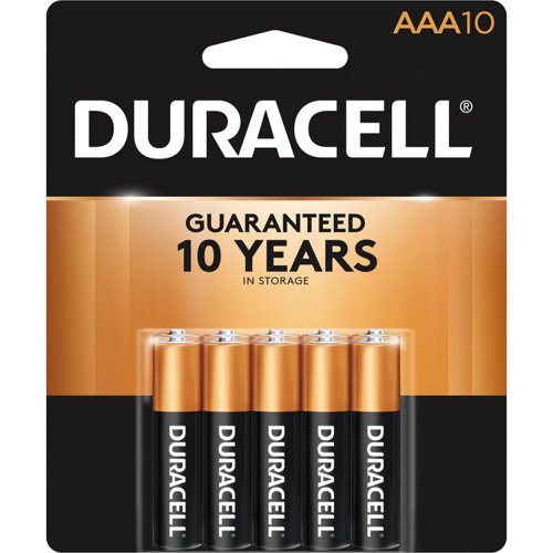 Duracell Plus AAA Alkaline Battery (Pack 10) MN2400B10PLUS