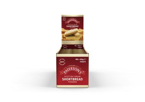 Patersons Scottish Shortbread Fingers (Pack of 48) 0401228