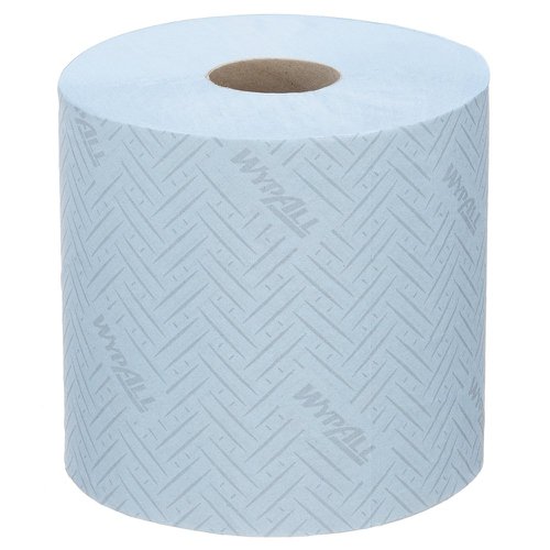 Wypall L10 Centrefeed Wiping Rolls Blue [Pack 6] Kimberly-Clark