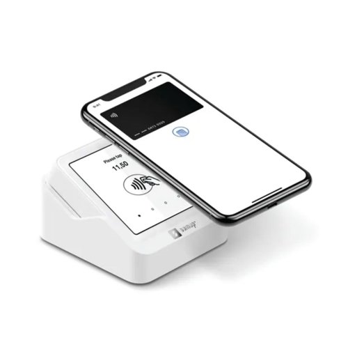 Compact, intuitive and connected, the SumUp Solo is an advanced all-in-one card reader with a smart user interface and intuitive touch-screen. Payments are a seamless experience with this pocket sized payment device. Truly portable and well connected via WiFi or by the free mobile data included with the in-built SIM. Payments can be processed anywhere at anytime. The SumUp Solo will constantly evolve via automatic software updates, keeping up with most up to date features. Standard 1.69% transaction fee required without the need for contract or monthly cost obligations, this device accepts all kinds of payments such as Chip&Pin, contactless, Android and Apple pay. Supplied complete with a charging cradle.